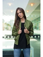 Build your Brand BY 044 Dámska bomberová bunda 56.0044 čierna