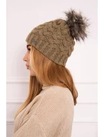 Fleecová čiapka Daria K217 light khaki