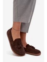 Kožené semišové barefoot mokasíny Zazoo 322 chocolate Kožené semišové barefoot mokasíny Zazoo 322 chocolate