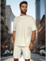 Pánska základná biela súprava FashionStreet AX0798