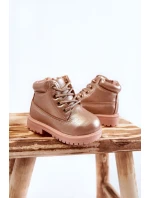 Dziecięce Trapery Botki Złoty Róż Dexter