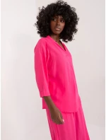 Blúzka D73761M11174A fuchsiová