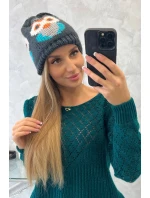 Dámska čiapka Ofelia K349 graphite