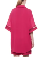 Dámska plážová košeľa 262732 4R338 01975 Cherry - Emporio Armani