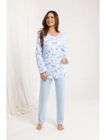 Pyžamo Regina 710 long/r 2XL-3XL Z25/26 dámske nezapnuté