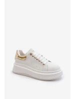 Dámske kožené tenisky GOE NN2N4031 White Dámske kožené tenisky GOE NN2N4031 White