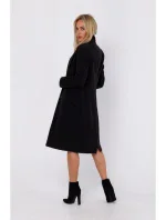 M758 Kabát na gombíky - čierny M758 Kabát na gombíky - čierny