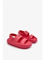 Ľahké penové sandále na suchý zips ProWater Pink