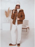 Dámska zimná manšestrová bunda TRENDYGLAM hnedá FashionStreet TY4360
