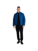 Pánska páperová bunda 4F M597 tmavomodrá 4FWAW25TDJAM597 30S pánska
