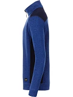 Daiber JN 864 Pánska pracovná fleecová bunda s polovičným zipsom – Strong 02.0864 royal melange/navy Daiber JN 864 Pánska pracovná fleecová bunda s polovičným zipsom – Strong 02.0864 royal melange/navy