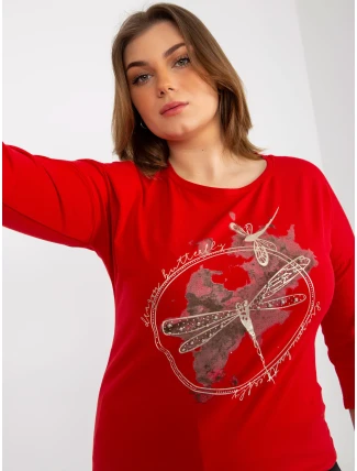 Blúzka RV BZ 8455.39 červená Blúzka RV BZ 8455.39 červená