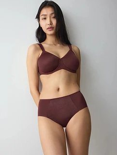 Dámske nohavičky Essential Minimizer T Hipster X Velvet Chocolate v čokoládovej farbe – TRIUMPH