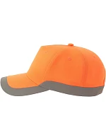 Atlantis Headwear Helpy-S 5-panelová bezpečnostná čiapka 33.0280 oranžová fluo Atlantis Headwear Helpy-S 5-panelová bezpečnostná čiapka 33.0280 oranžová fluo
