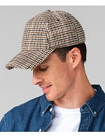 Beechfield B 625 5-panelová čiapka s kšiltom „Wool Blend Check“ 53.0625 tmavomodrá kockovaná Beechfield B 625 5-panelová čiapka s kšiltom „Wool Blend Check“ 53.0625 tmavomodrá kockovaná