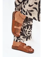Dámske korkové sandále na platforme s prackami Camel Vesina Dámske korkové sandále na platforme s prackami Camel Vesina