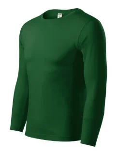 Tričko Progress LS unisex bottle green