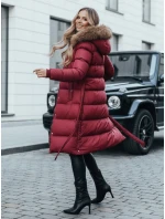 Dámska prešívaná zimná bunda s kožušinou STYLEBELLA červená FashionStreet TY5008 Dámska prešívaná zimná bunda s kožušinou STYLEBELLA červená FashionStreet TY5008