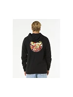 Mikina RIP CURL Wettie Passage Icon Zip Thru, čierna Mikina RIP CURL Wettie Passage Icon Zip Thru, čierna