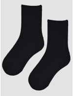NOVITI Ponožky SB051-W-03 čierne
