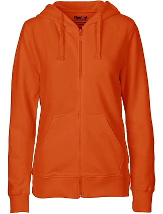 Neutral O 83301 Dámska mikina s kapucňou z bio bavlny 77.8331 oranžová Neutral O 83301 Dámska mikina s kapucňou z bio bavlny 77.8331 oranžová