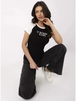 Tričko NM TS V7939.50 čiernobiele