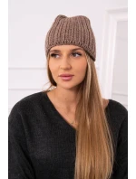 Dámska čiapka Rebeka K345 mocca