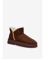 Śniegowce Damskie Na Platformie Wrangler 20253093.IKU Czekoladowe