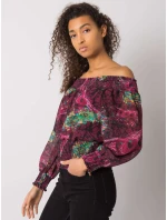 Blúzka DHJ BZ 15175 2.10P tmavo fialová Blúzka DHJ BZ 15175 2.10P tmavo fialová