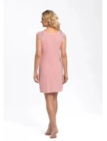 Ružová dámska nočná košeľa Naomi Pinie - Babella