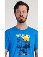 Pánske capri pyžamo Wild life Pánske capri pyžamo Wild life