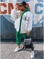 Dámska baseballová bunda BASKET biela FashionStreet TY3118