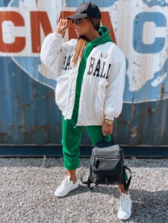 Dámska baseballová bunda BASKET biela FashionStreet TY3118