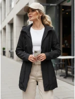 Dámska bunda parka s kapucňou čierna FashionStreet TY5569