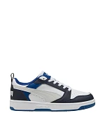 Puma Rebound V6 Lo Mid biela a modrá 393833 28 Puma Rebound V6 Lo Mid biela a modrá 393833 28