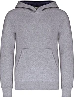 Kariban K 453 Detská mikina s kapucňou v kontrastných farbách 20.K453 oxford grey/navy Kariban K 453 Detská mikina s kapucňou v kontrastných farbách 20.K453 oxford grey/navy