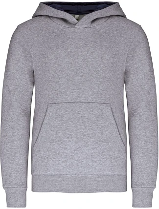 Kariban K 453 Detská mikina s kapucňou v kontrastných farbách 20.K453 oxford grey/navy Kariban K 453 Detská mikina s kapucňou v kontrastných farbách 20.K453 oxford grey/navy