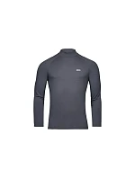 Cyklistické tričko POC M's Layer Merino Mock Neck Jersey, sivé