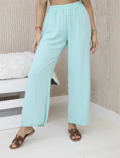 Široké nohavice mint