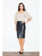 Sukňa Andrea M183 čierna - Figl