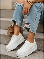 Dámske kožené tenisky ZY1376 white - Fashionstreet Dámske kožené tenisky ZY1376 white - Fashionstreet