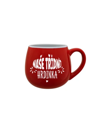 OUR CLASS MUG - červený keramický hrnček 300 ml OUR CLASS MUG - červený keramický hrnček 300 ml