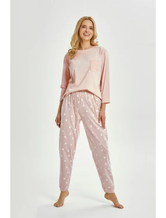 3442 DÁMSKE DLHÉ PYŽAMO NORI S-XL