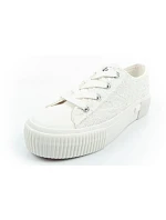 Lee dámske športové topánky Isla trainers white platform lace-up women's