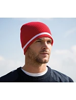 Result Headwear R 368X Pletená čiapka s kontrastnými pruhmi 28.368X zelená/zlatá-biela Result Headwear R 368X Pletená čiapka s kontrastnými pruhmi 28.368X zelená/zlatá-biela
