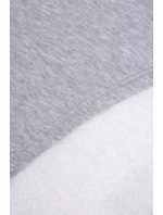 Šaty s kapucňou a bočným rázporkom šedej