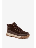 Zamszowe Buty Trekkingowe Męskie Big Star SS174263 Brązowe Zamszowe Buty Trekkingowe Męskie Big Star SS174263 Brązowe