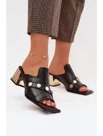 Žabky na podpätku model 225350 Krok vo veľkom štýle