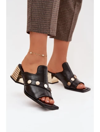 Žabky na podpätku model 225350 Krok vo veľkom štýle