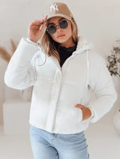 Dámska prešívaná zimná bunda SNOWLIKE s kapucňou biela FashionStreet TY4932